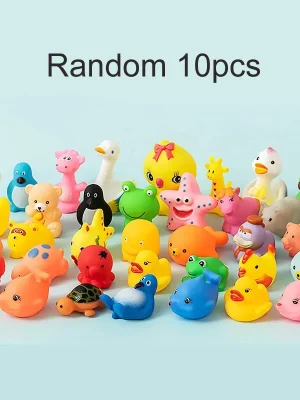 10pcs Baby Bath Toys Animals