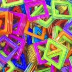 168-30pcs Magnetic Blocks Construction Set Model Building Toy