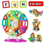 168-30pcs Magnetic Blocks Construction Set Model Building Toy