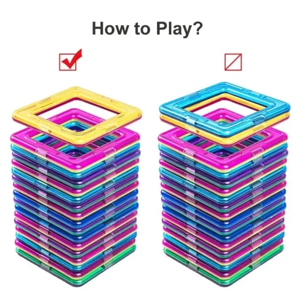168-30pcs Magnetic Blocks Magnet Designer Constructoion Set Model Building Toy Educational Constructor Toys For Kids Gifts - Image 6
