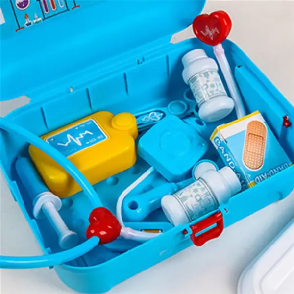 Kids Pretend Doctor Set Portable Backpack Medical Kit Doctor Toys Classic Role Play Game Toys for Children Gifts - Image 3