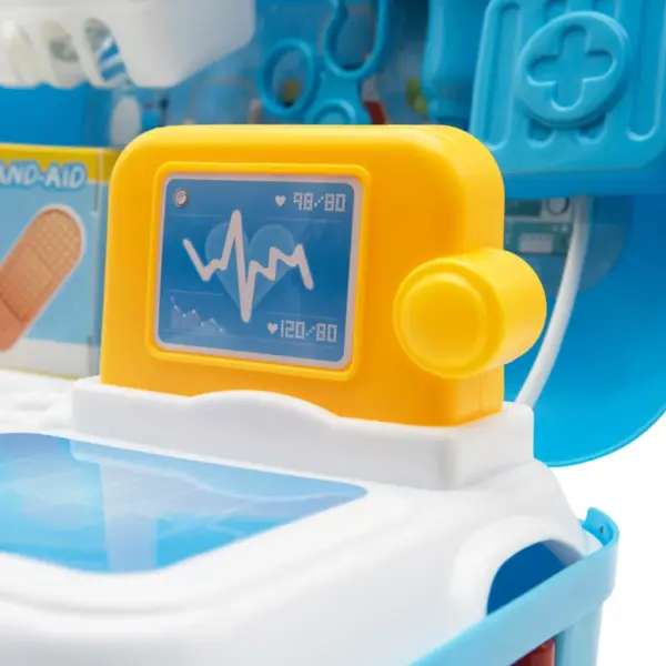 Kids Pretend Doctor Set Portable Backpack Medical Kit Doctor Toys Classic Role Play Game Toys for Children Gifts - Image 5