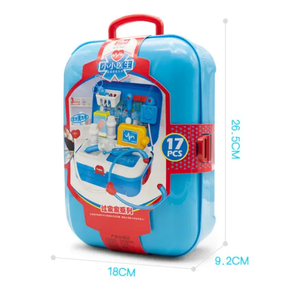 Kids Pretend Doctor Set Portable Backpack Medical Kit Doctor Toys Classic Role Play Game Toys for Children Gifts - Image 6