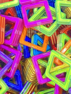 20-200pcs Magnetic Building Blocks