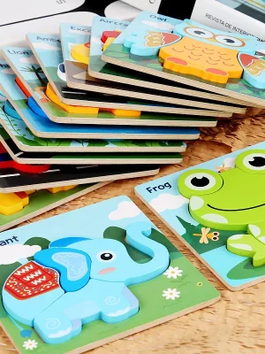 Wooden Animal Jigsaw Puzzles