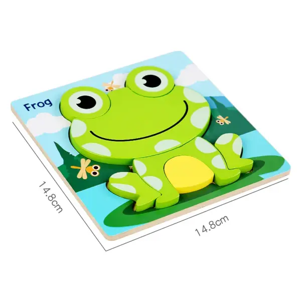 3D Puzzle Wooden Animal Jigsaw Puzzles Thick High Quality Baby Jigsaw Game Puzzle Toys Preschool Educational Toys for Kids Gift - Image 6