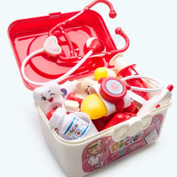 53pcs Doctor Set Dentist Toys Girls Role-playing Games Hospital Pretend Play Medical Kit Nurse Bag Toys For Children Gift - Image 3