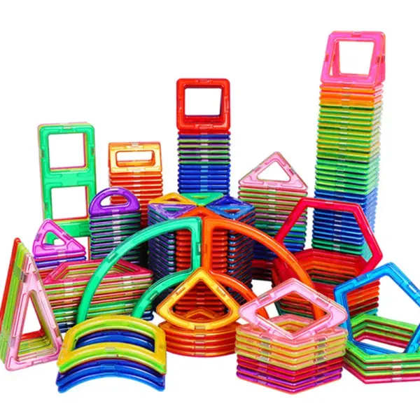 54pcs Big Size Magnetic Constructor Magnetic Blocks Model & Building Toys Magnet Designer For Children Gift - Image 4