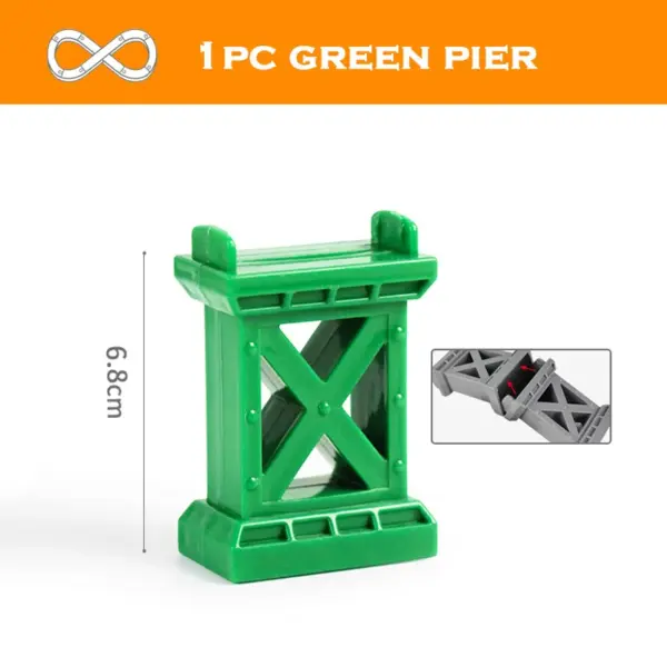 All Kinds Wooden Railway Train Track Accessories Beech Wooden Tracks Fit For Biro All Brands Wood Tracks Train Toys For Kids - Image 5
