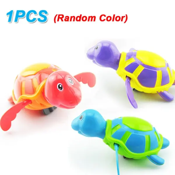 Baby Bath Toys Bathing Cute Swimming Turtle Whale Pool Beach Classic Chain Clockwork Water Toy For Kids Water Playing Toys - Image 4