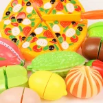 Baby Cooking Set Plastic Kitchen Food Toy Cutting Fruit Vegetable Pretend Play Toys
