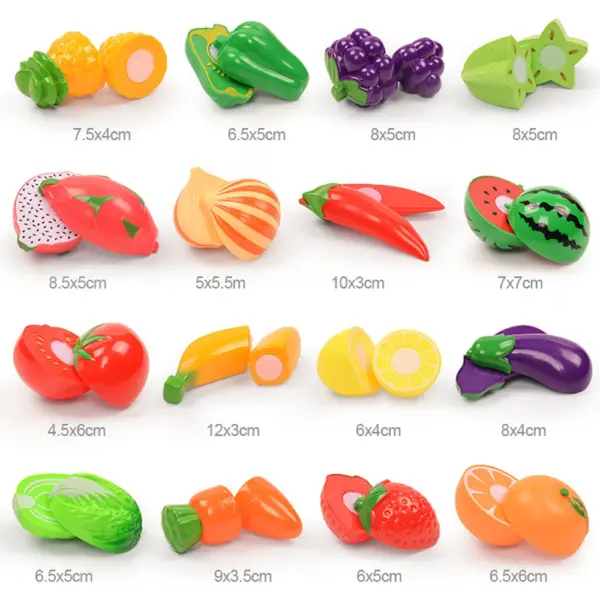 Baby Cooking Set Plastic Kitchen Food Toy Cutting Fruit Vegetable Pretend Play Toys for Girls Children House Play Game - Image 4