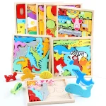Wooden Puzzle Tangram Jigsaw