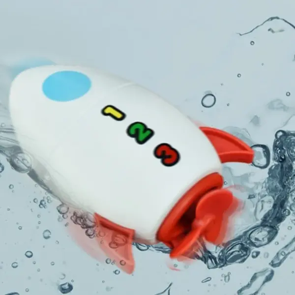Baby Water Toys Swimming Floating Shower Bath Toys Clockwork Cute Little Submarine Rocket Bathing Bathtub Toys For Kids - Image 5