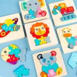 Wooden 3D Puzzle Animal Jigsaw