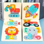 Wooden 3D Puzzle Animal Jigsaw