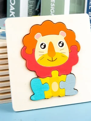 Wooden 3D Puzzle Animal Jigsaw
