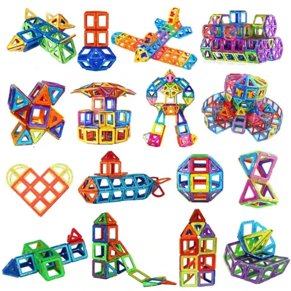 Big & Mini Size Magnetic Constructor Designer Set Magnet Building Blocks Bricks Educational Magnetic Toys for Kids Gifts - Image 5
