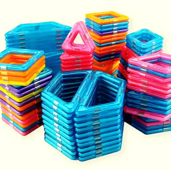 Big & Mini Size Magnetic Constructor Designer Set Magnet Building Blocks Bricks Educational Magnetic Toys for Kids Gifts