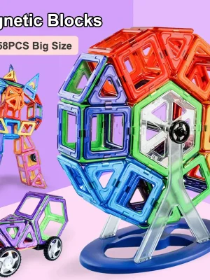 Big Size Magnetic Designer Construction Set Building Blocks