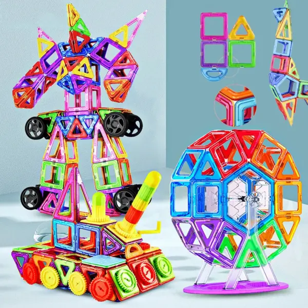 Big Size & Mini Size Magnetic Blocks Magnetic Designer Construction Set Model Building Blocks Educational Toys For Children