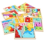 Colorful 3D Puzzle Tangram Jigsaw