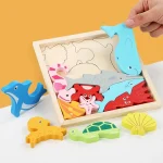 Colorful 3D Puzzle Tangram Jigsaw