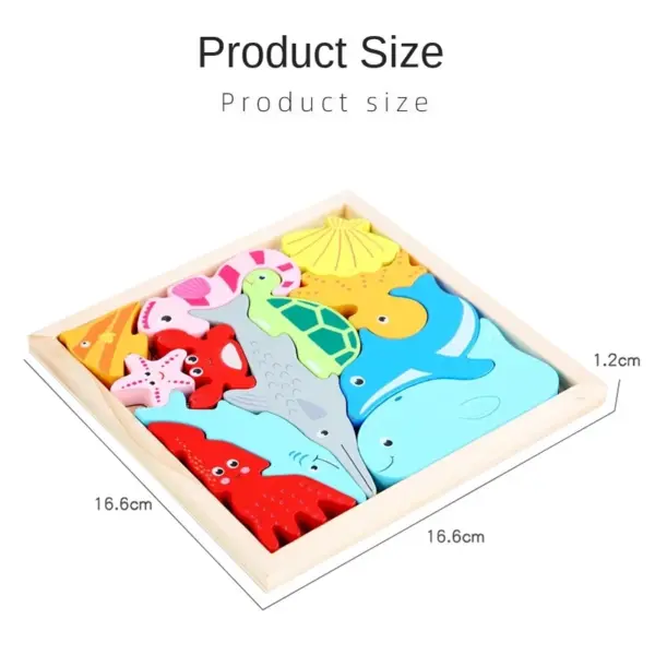 Colorful 3D Puzzle Wooden Toys High Quality Tangram Math Jigsaw Game Children Preschool Imagination Educational Toys for Kids - Image 6