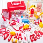 Doctor Set For Kids Pretend Play Role-playing Games Hospital Medical Kit Nurse Tools