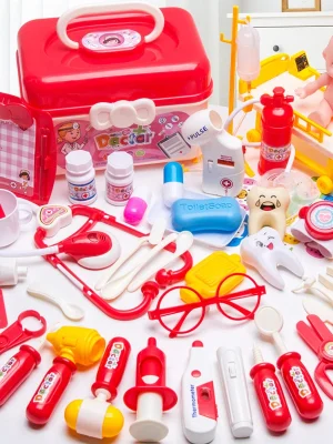 Doctor Set For Kids Pretend Play Role-playing Games Hospital Medical Kit Nurse Tools