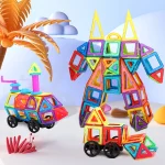 Kids Magnetic Toys Standard Size Magnet Blocks Construction Set