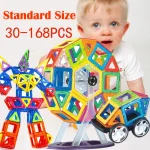 Kids Magnetic Toys Standard Size Magnet Blocks Construction Set