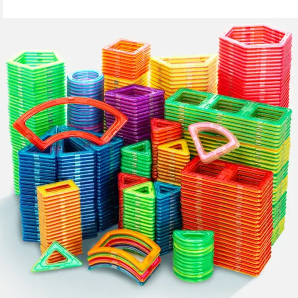 Kids Magnetic Toys Standard Size Magnet Blocks Construction Set Model Building Blocks Educational Toys for Children Gifts - Image 3