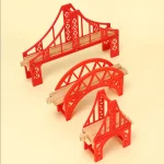 Wooden Train Track Bridge Accessories for Children