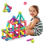 Magnetic Building Sticks Blocks Toy Stem Educational Construction 3D Puzzle Gift for Kids