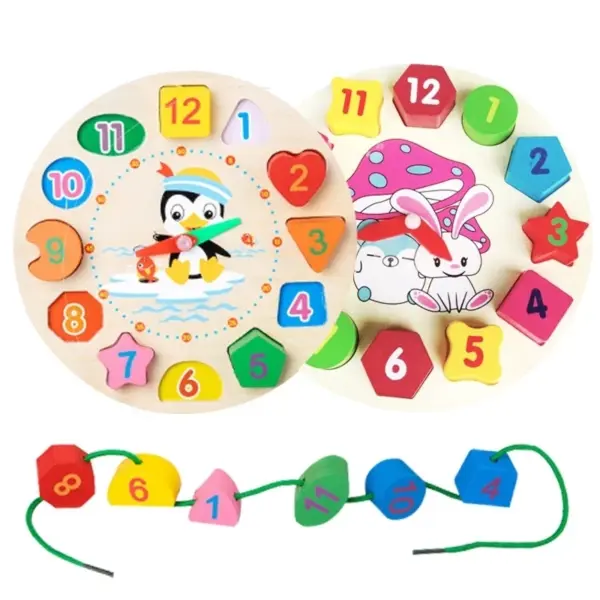 Montessori Educational Wooden Toys Baby Development Games Chid Wood Puzzle For Kids Early Learning Baby Toys for Children Gifts - Image 5