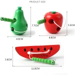 Worm Eat Fruit Toy