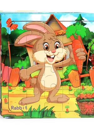 20 Piece Wooden 3D Puzzle