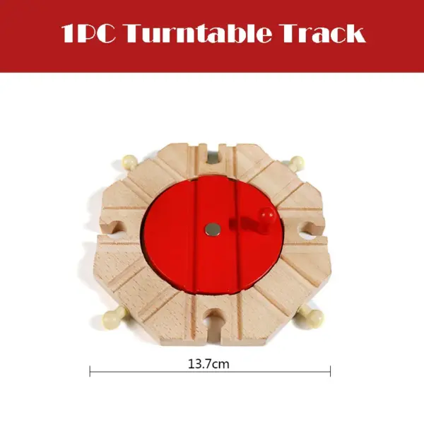 New All Kinds Wooden Track Parts Beech Wooden Railway Train Track Accessories Fit with All Brands Wood Tracks Toys for Kids - Image 5