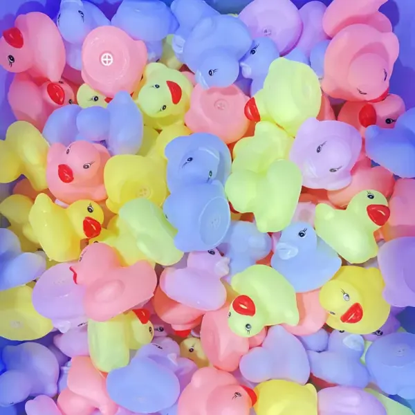 New Baby Toys Macaron Color Squeaky Rubber Ducks Swimming Float Bathing Ducks Water Game For Baby Toddler Toys 0-12 Month - Image 5