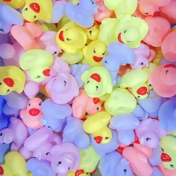 New Baby Toys Macaron Color Squeaky Rubber Ducks Swimming Float Bathing Ducks Water Game For Baby Toddler Toys 0-12 Month - Image 3