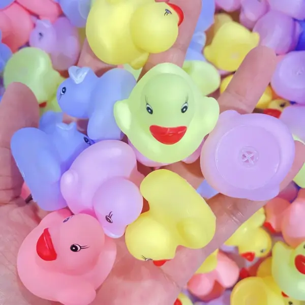 New Baby Toys Macaron Color Squeaky Rubber Ducks Swimming Float Bathing Ducks Water Game For Baby Toddler Toys 0-12 Month - Image 2