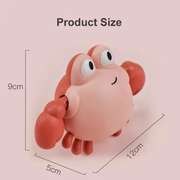 New Baby Water Toy Swimming Pool Cartoon Animal Bathing Ducks Crab Wound-up Chain Clockwork Bath Toys for Infant Toddler Gift - Image 6