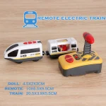 RC Electric Train Set Locomotive Magnetic Train Diecast Slot Toy