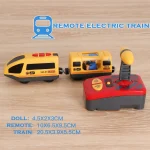RC Electric Train Set Locomotive Magnetic Train Diecast Slot Toy