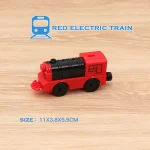 RC Electric Train Set Locomotive Magnetic Train Diecast Slot Toy