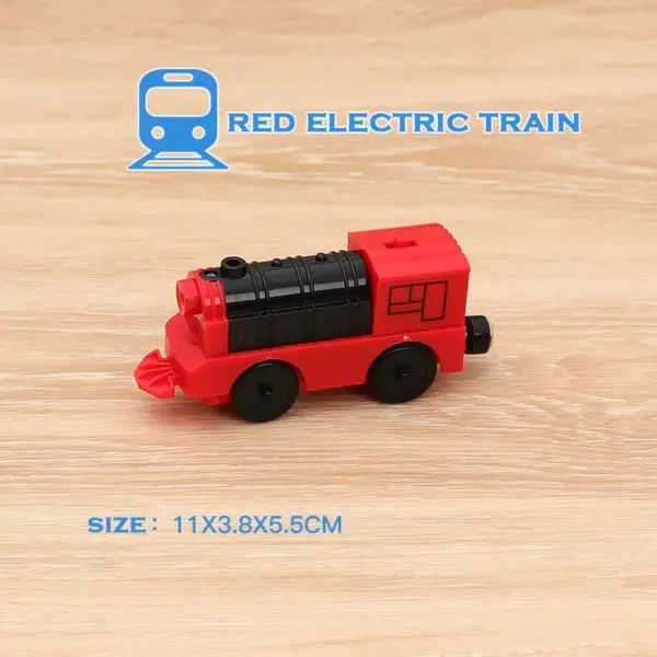 RC Electric Train Set Locomotive Magnetic Train Diecast Slot Toy Fit for Brio Wooden Train Railway Track Toys for Kids Gifts - Image 6