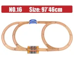 Wooden Tracks Set Circular Orbit Assemble Accessories