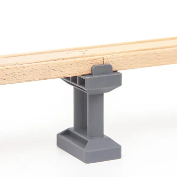 Wooden Tracks Beech Wooden Spiral Orbit All Kinds Bridge Piers Accessories fit For Brand Wood Tracks Railway Toys For Kids - Image 6