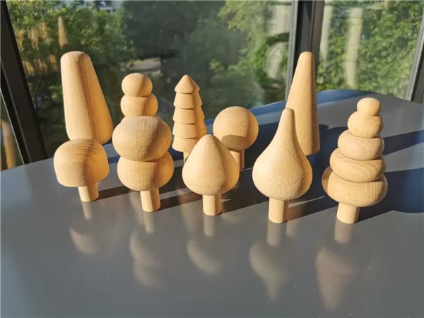 Pastel Wooden Building Blocks